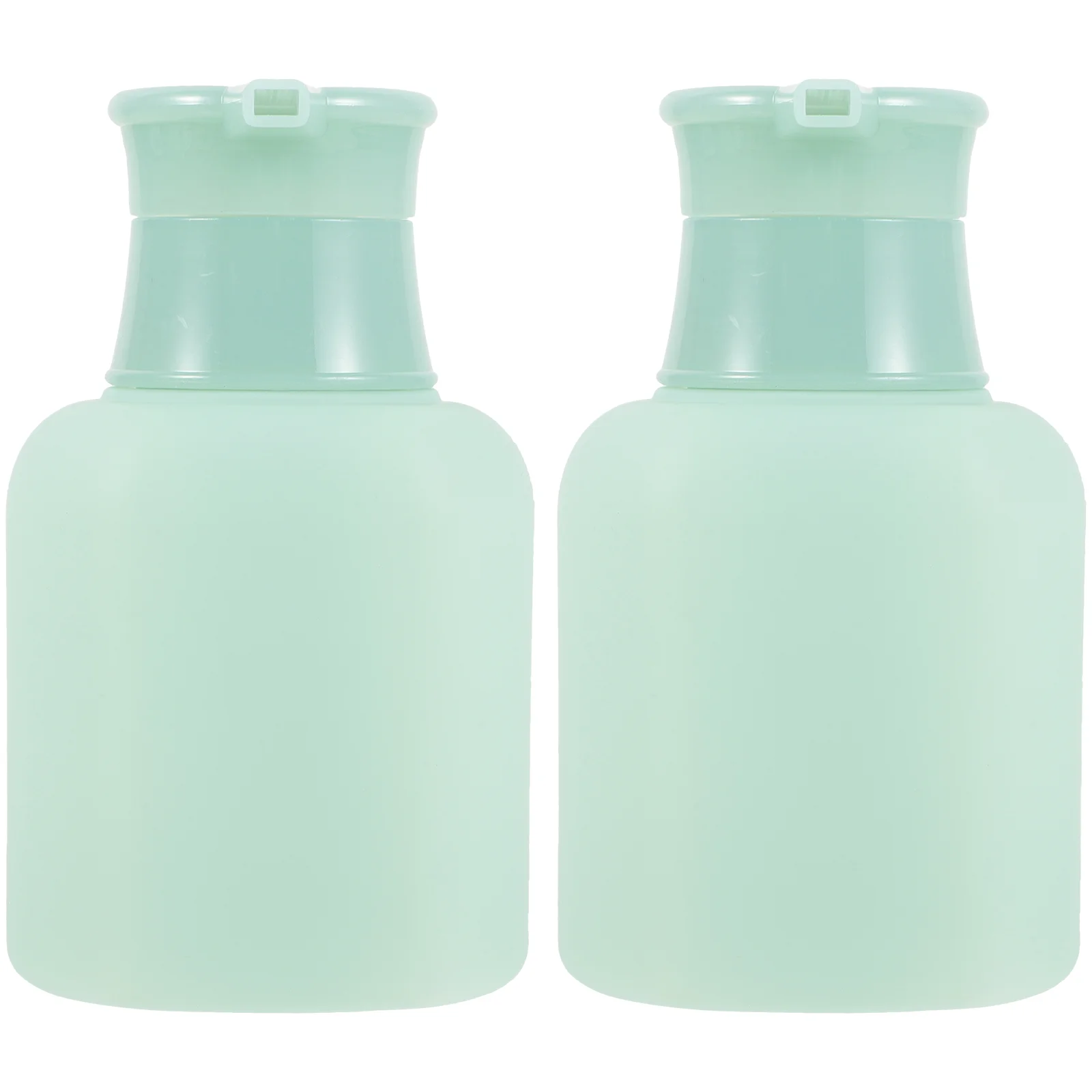 

2 pcs Empty Shampoo Bottle Pump Lotion Bottle Refillable Press Shampoo Bottles