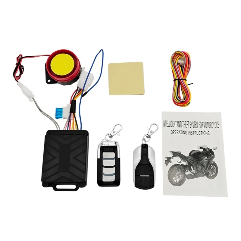 

Motorcycles Lock Security Two Way Alarm Remote Control Engine Anti-theft J60F