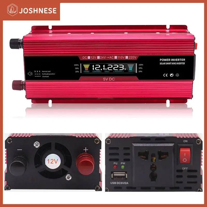 

Multifunctional Sine Wave Voltage Converter Adapter Car Inverter Solar Inverter Dc12v To Ac 220v Portable 20000w Power Inverter