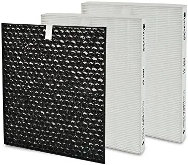 

Air Purifier Replacement Filters for Revive - 1 yr. Standard Filter Pack - 2 True HEPA Filters, 1 Active Carbon Filter - Filters