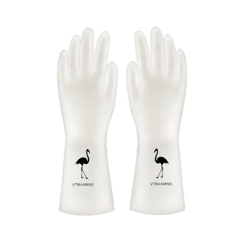 

Бытовые перчатки, женские тонкие перчатки, прочные латексные перчатки для мытья посуды, резиновые износостойкие защитные рабочие перчатки для домашней работы