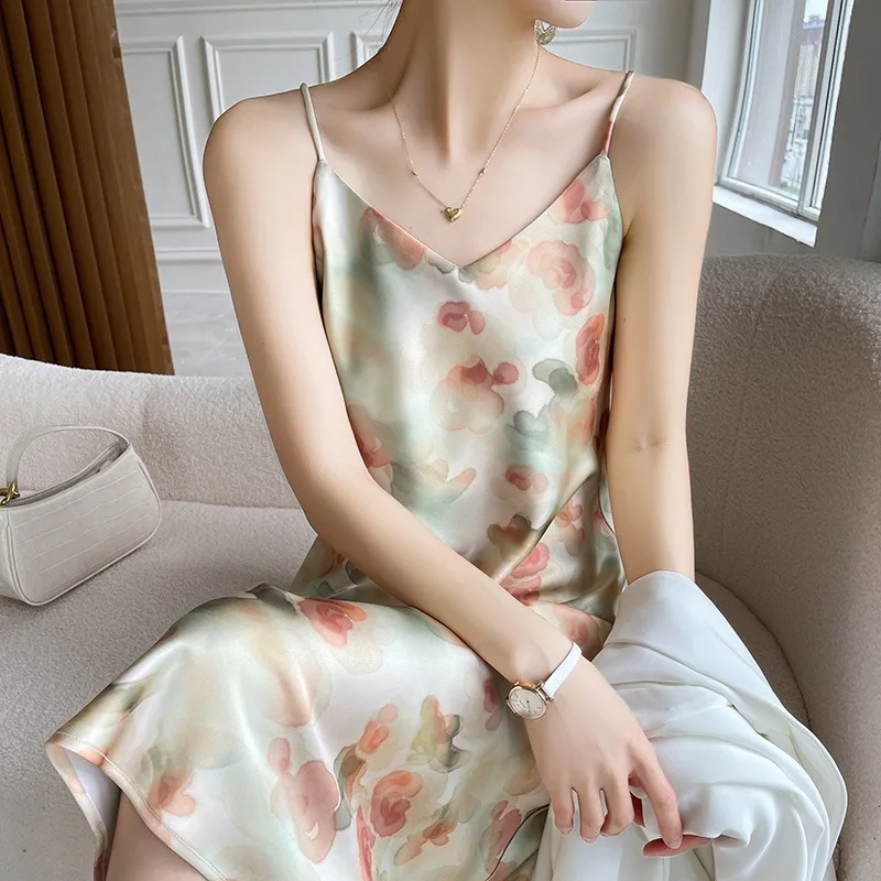 Красивая серия! Платье-жилет средней длины выше колена из ацетата с v-образным