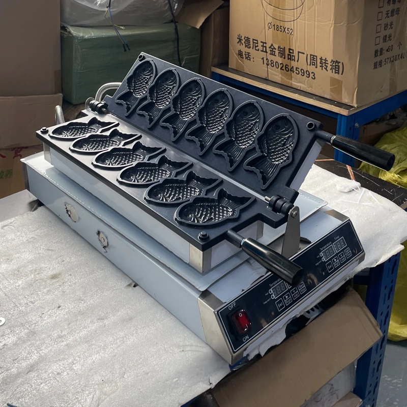 Вафельница с цифровым дисплеем 6 шт. 110 В 220