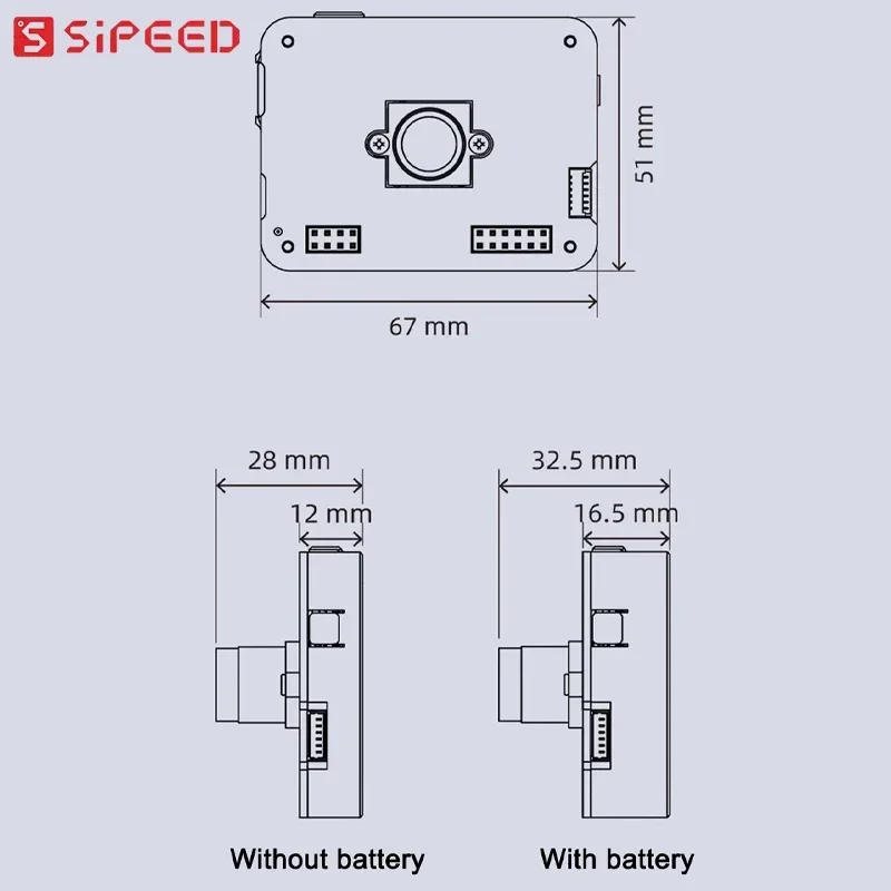 Sipeed MaixCAM Pro RISC-V C906 AI NPU SG2002 Visual IDE Быстрое развертывание