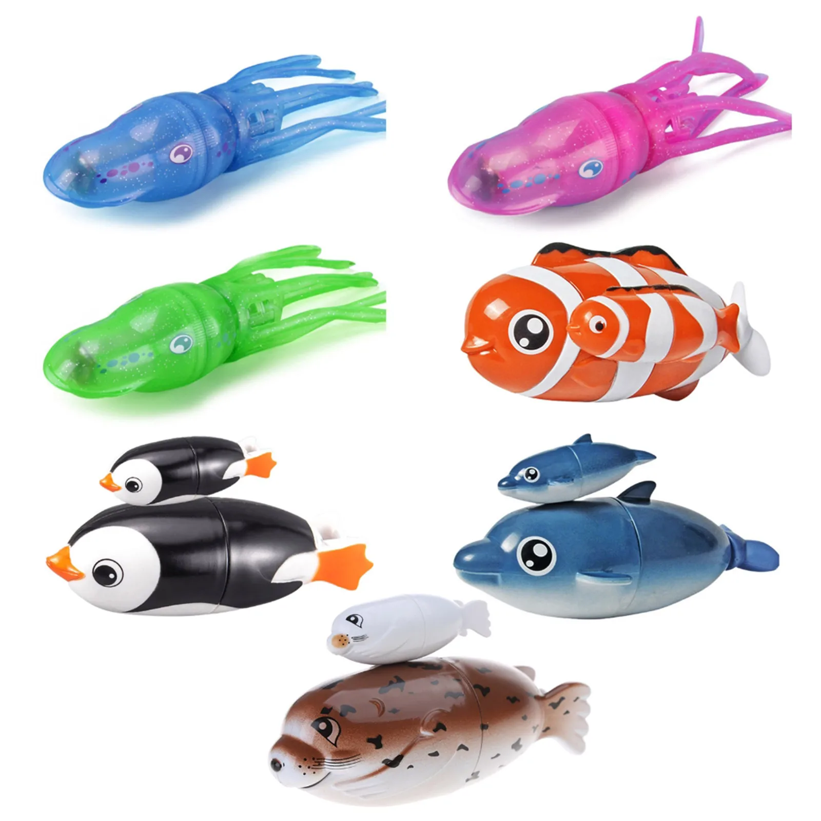 

Fish Boat Floating Toy Bathtub Toy for Baby Battery Powered Educational Water Swimming Pool Toy Shower Gift for Infant