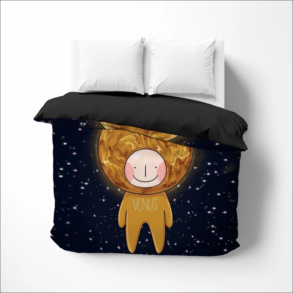 Мультяшное постельное белье пододеяльник покрывало/одеяло/удобный чехол милое