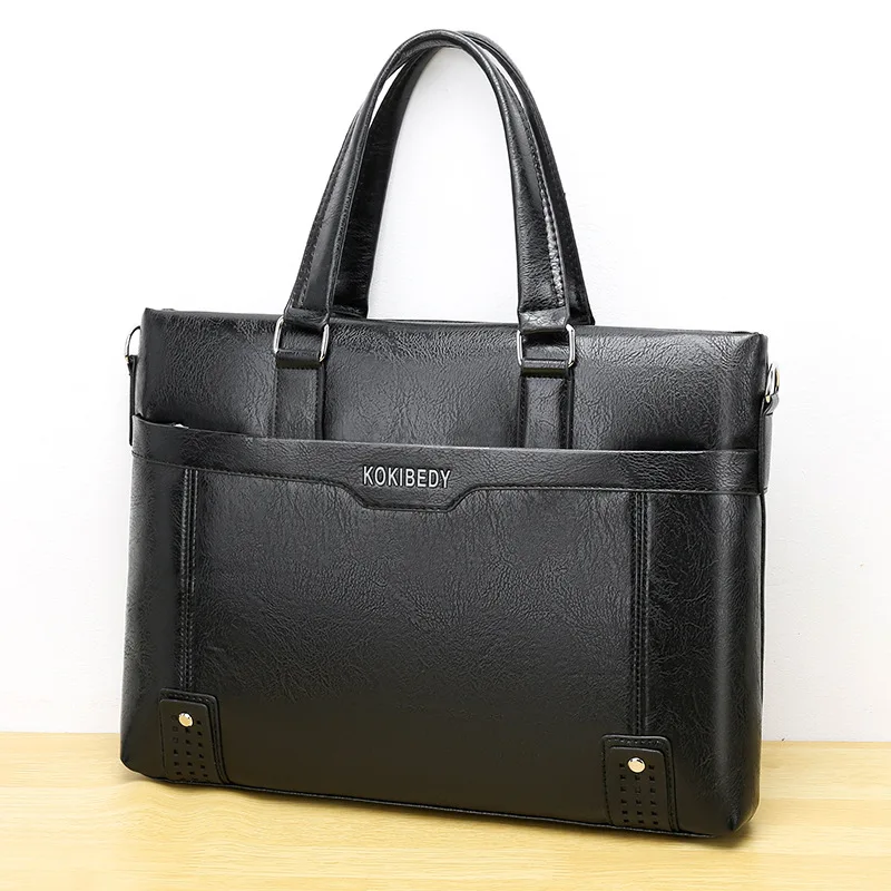 Laptop Bag Briefcases Men Designer Bag 15 16 Inch Laptop Handbag Luxury Shoulder Business Work Tote Office Storage Attache Case