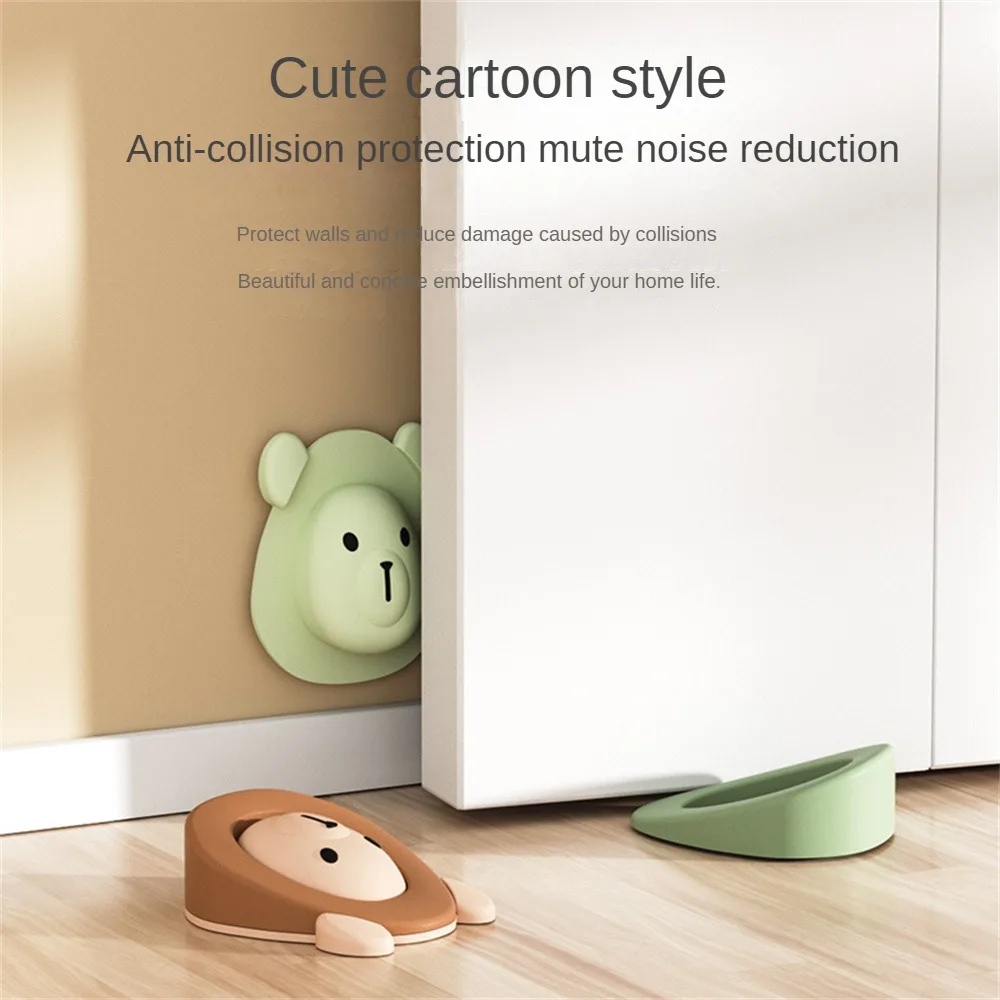

Cartoon Door Block Wall Mute Anti-collision Cartoon Shape Anti-collision Sticker Wall Mute Pad Protect Sticker Design Silicon