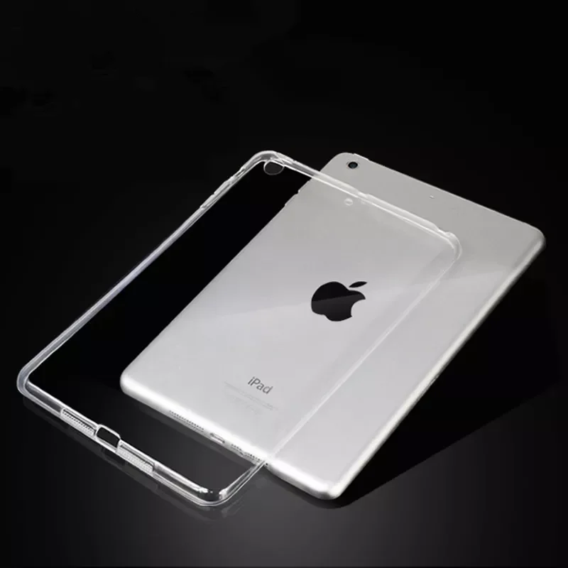 

For New iPad 9.7 2017 2018 Case TPU Silicon Transparent Slim Cover for iPad Air 2 Air 1 Pro 10.5 Mini 2 3 4 Coque Capa Funda
