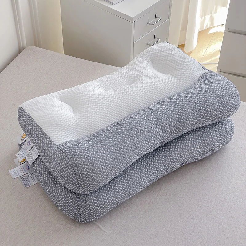 

Japanese Cervical Vertebra Pillow Neck Protection Pillow Cores for Sleeping Anti-mite Antibacterial 48x74CM Bedding Pillow