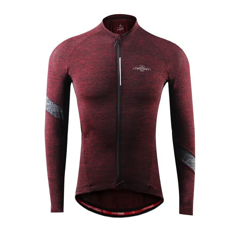 

Cycling Jersey Long Sleeves Unisex High Elastic Fabric Bicicletas Long Sleeves Roupa De Ciclismo Storage Pocket Function