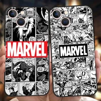 marvel comics phone case cover for iphone 12 13 pro max xr xs x iphone 11 7 8 plus se 2020 13 mini silicone soft shell funda bag