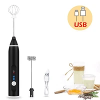 3 speeds egg beater coffee milk drink whisk mixer heads eggbeater frother stirrer usb rechargeable handheld food blender whisk