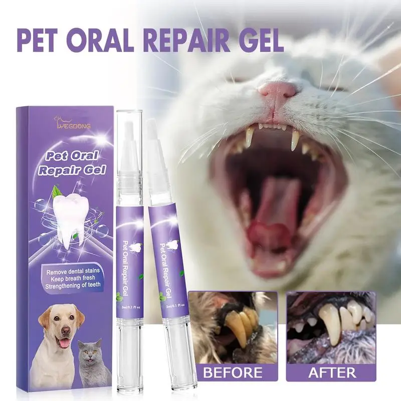 

Pet Teeth Cleaning Gel Dogs Cats Teeth Clean Deodorant Natural Odor Eliminating Mouth Care Cleaner Prevent Calculus Pet Supplies