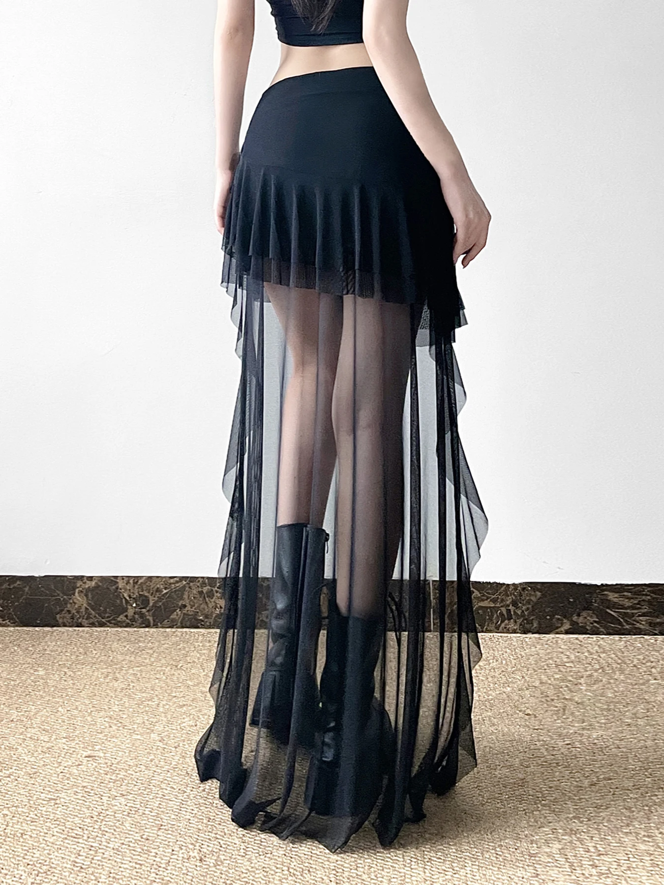 Сетчатая мини-юбка Rockmore