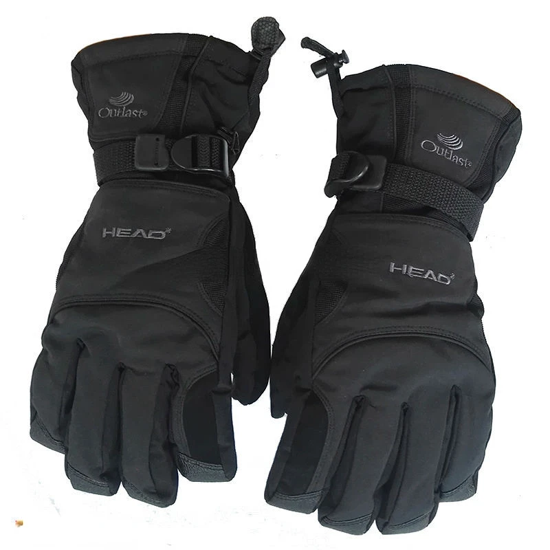 

Black Snow Ski Gloves Waterproof -30C Degree Winter Warm Snowboard Gloves Men Women Motocross Windproof Cycling Motorcycle Glove