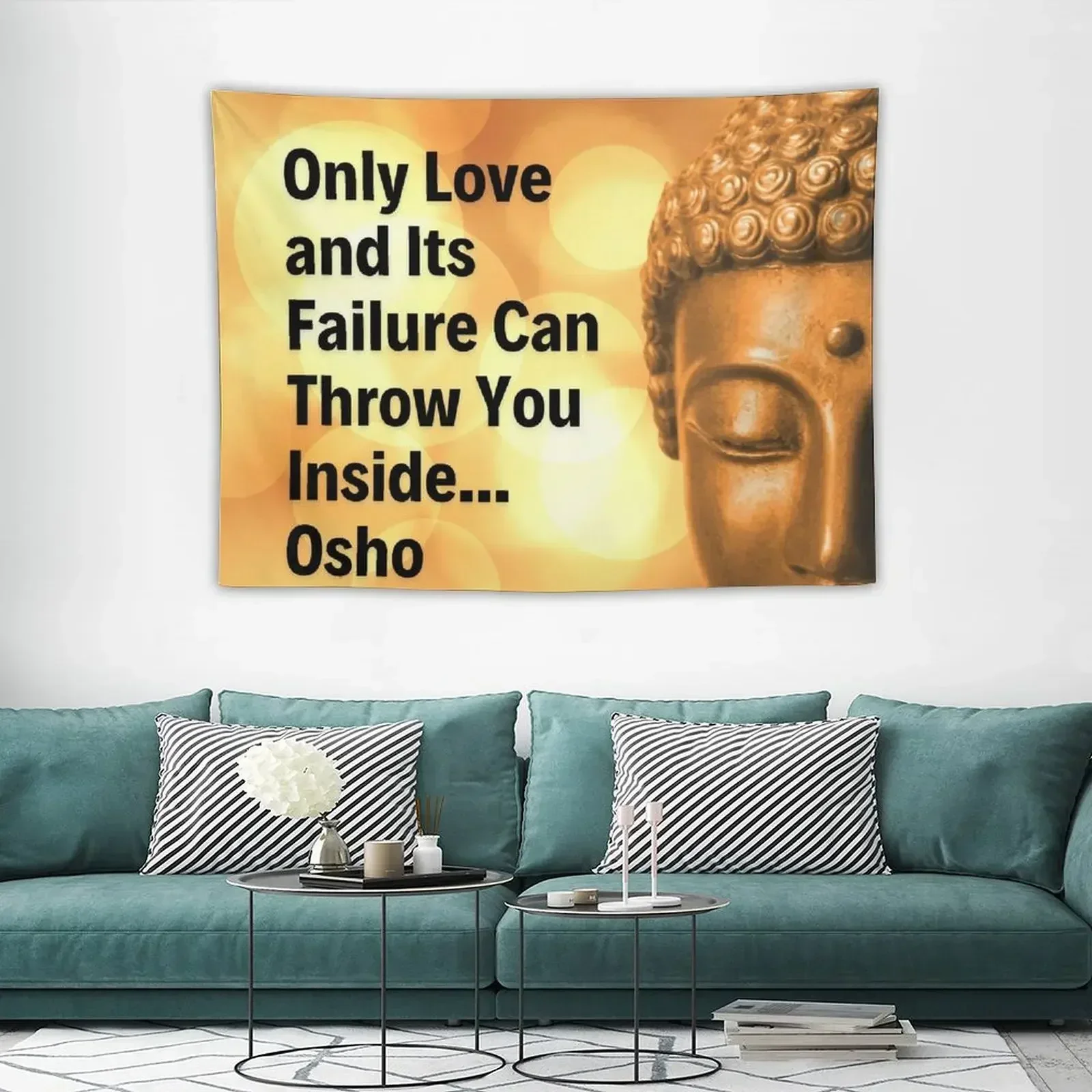 Гобелен Osho - Only Love and Its Failure Can Throw You Inside...