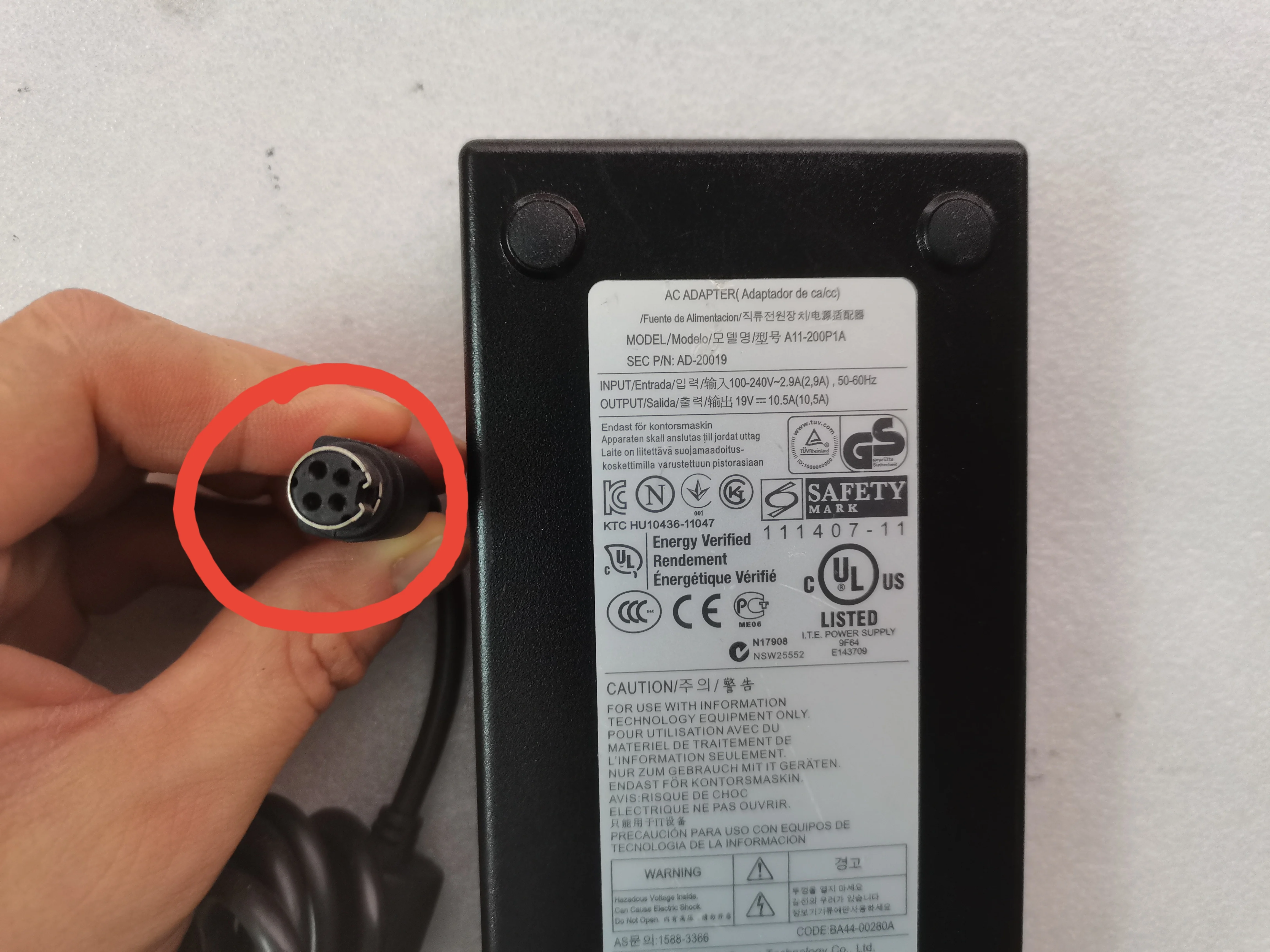 OEM 19V 10.5A 200W адаптер переменного тока AD-20019 A11-200P1A для Samsung серии 7 Gamer NP7600G7A NP700G7C AIO PC