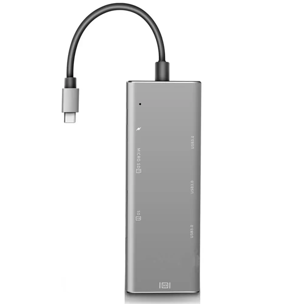 

Новинка, док-станция для концентратора Type-C, 7 портов, расширение Type-C, Hdmi, низкотемпературные аксессуары для Macbook, Usb