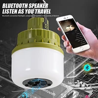 bluetooth audio camping lantern type c usb rechargeable led light with detachable hook outdoor lighting hiking fishing