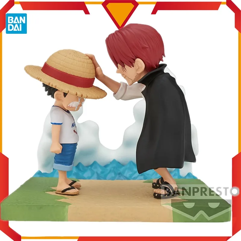 

Bandai оригинальная обезьянка с бревенчатыми рассказами BANPRESTO WCF D. Luffy Shanks ONE PIECE 7 см Коллекционная модель Фигурки игрушки