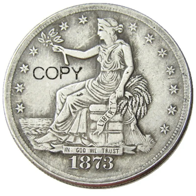 

1873 долларов США/США, Посеребренная копировальная монета