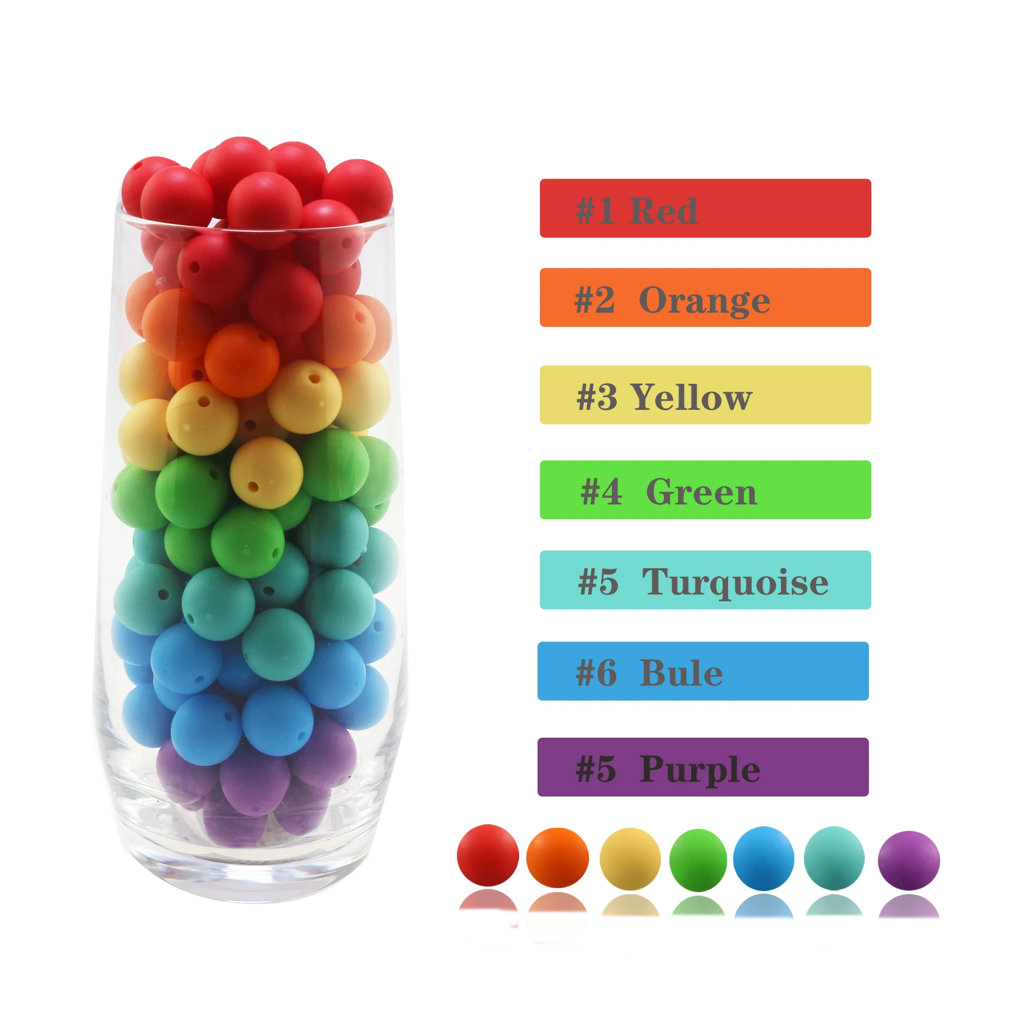 

100 PCS marble Gray Silicone Round 10 MM Loose Beads,Teething Hexagon Baby loose Beads For Making DIY Pendant Teether Toys