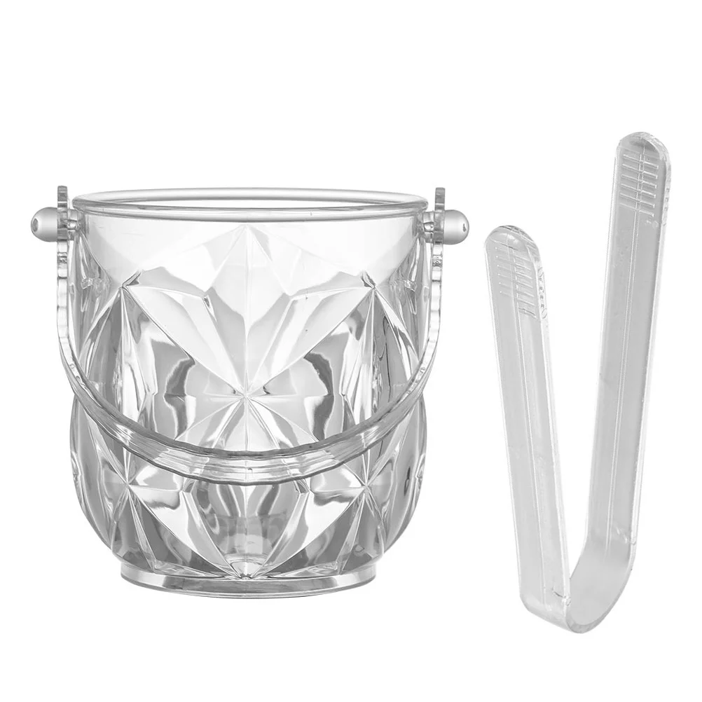 

Bucket Icechampagne Coolercocktail Tong Partybeverage Tub Drinks Buckets Large Beer Bar Holder Chiller Acrylic Chillingpail