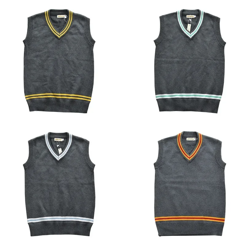 2024 Harries серия свитер с V-образным вырезом Гриффиндор пуффендуй одежда унисекс