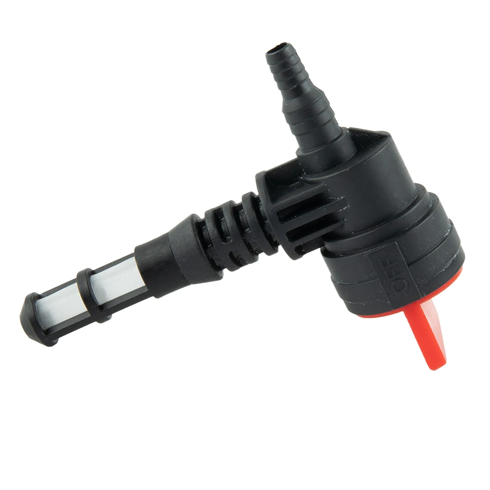 

Lawn Mower Parts Fuel Shut Off Valve Garden Power Tool Grommet Replacement With Filter 208961 90 Degree Gas Valve