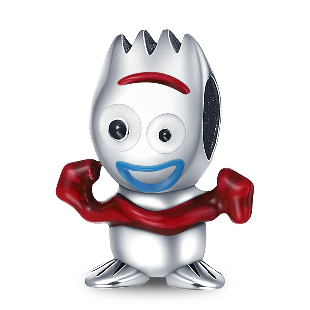 Disney Cowboy Charm Boy Girl 925 Sterling Silver Bead Suitable For Original 3mm Bracelet DIY Women Jewelry Support Wholesale