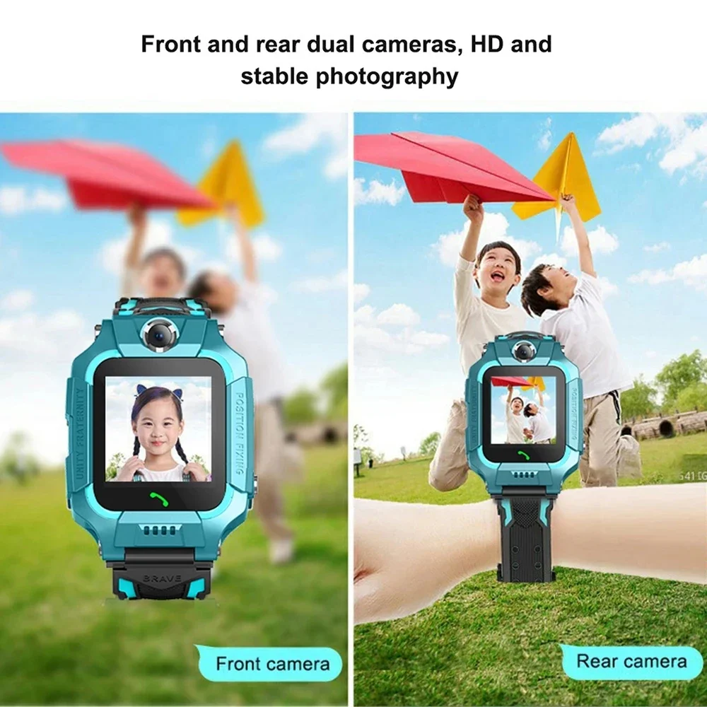 

2023 Children's Smart Watch Kids Phone Watch Smartwatch For Boys Girls With Sim Card Photo Waterproof IP67 Gift For IOS Android