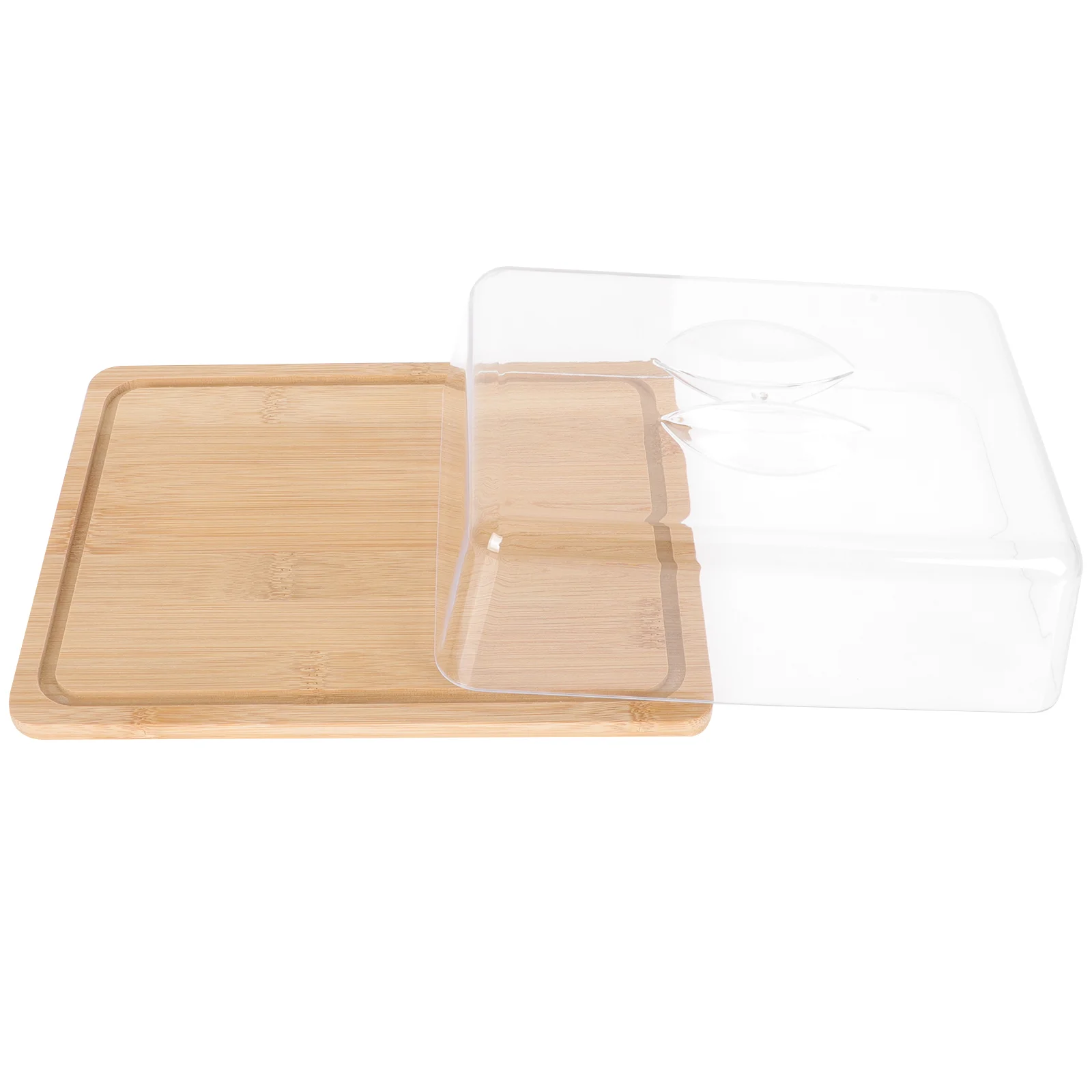 

Container Lid Large Butter Dish Butter Dish Refrigerator 24X18.5CM Butter Dishes Butter Tray Bamboo Butter Dish Butter Holder