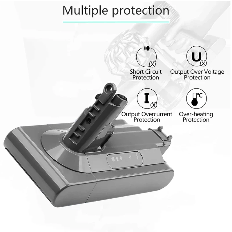 Новый модернизированный сменный аккумулятор SV12 6800 мАч Втч для Dyson V10 Absolute