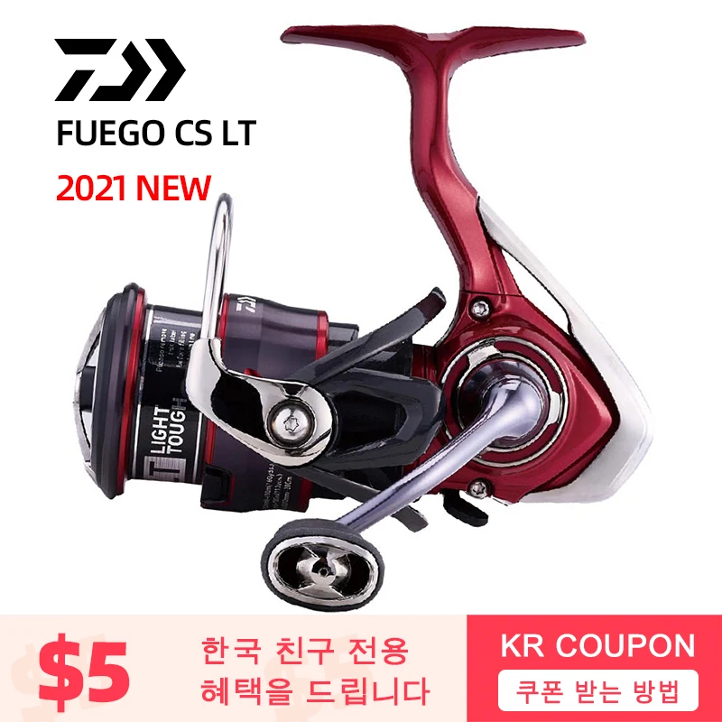 Катушка для спиннинга Daiwa Fuego CS LT 6 + 1BB макс. нагрузка 12 кг новинка 2021 - купить по