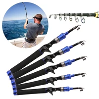 mini travel ultralight adjustable fishing tackle carp feeder telescopic fishing rod stream hand pole