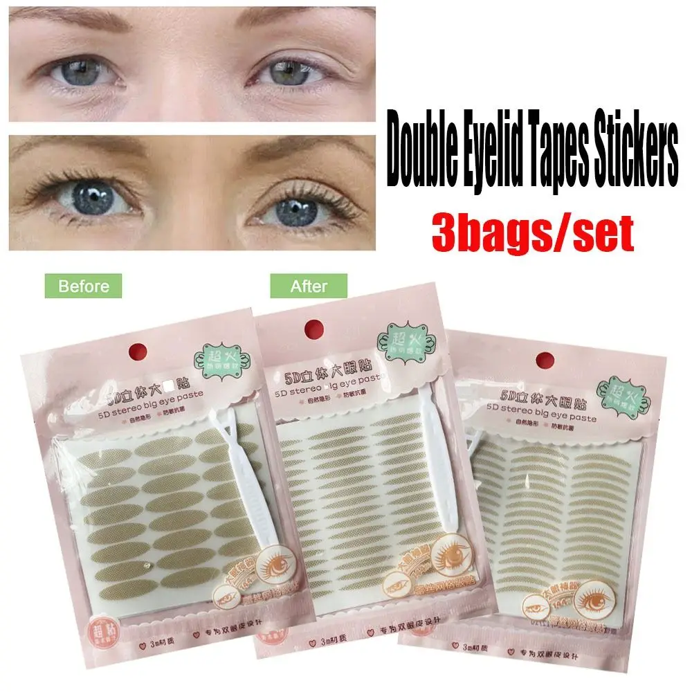lid Lift Eye Makeup for Uneven Mono-Eyelids Double Eyelid Tapes Stickers Invisible Beauty Tool Eyelid Correcting Strips