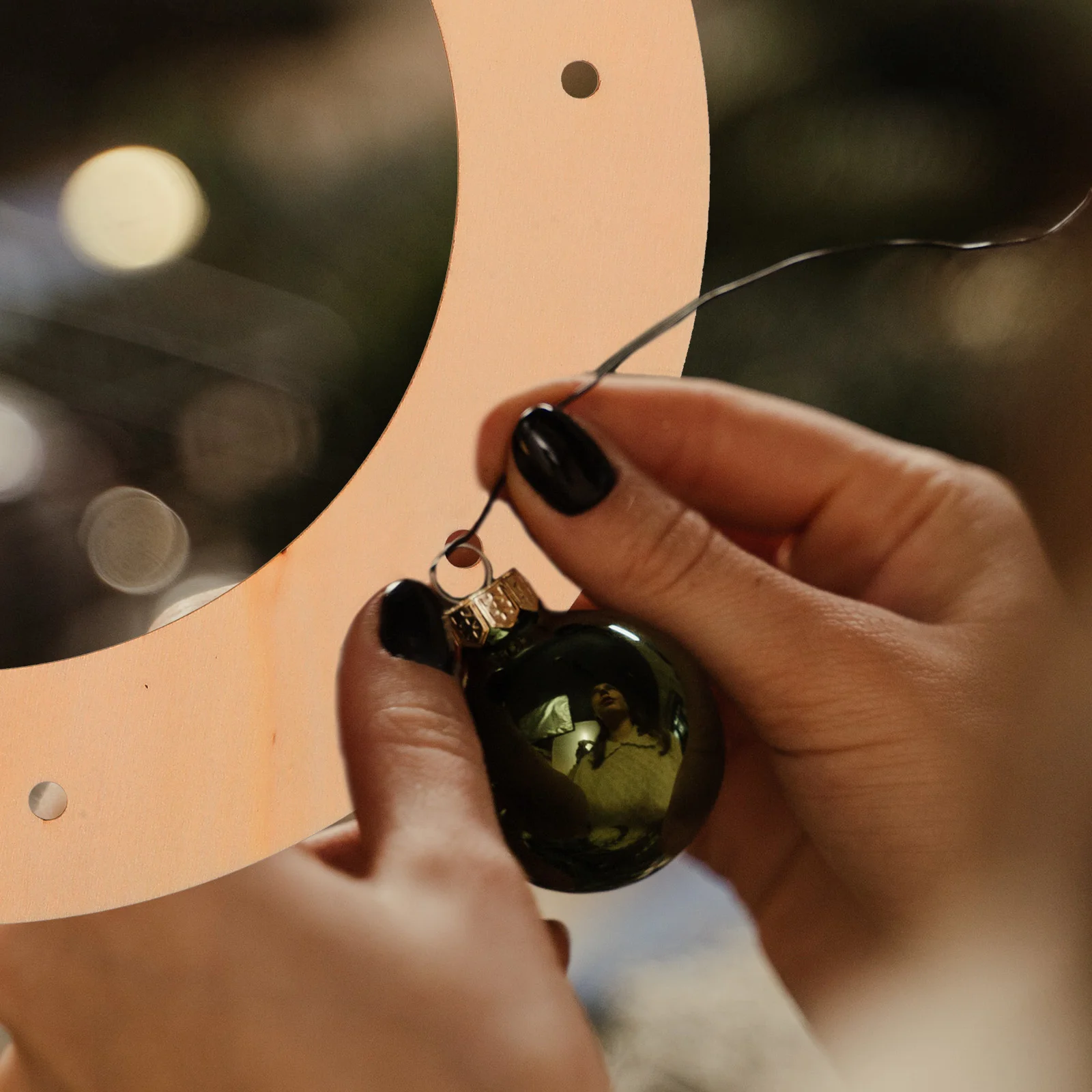 12 шт. внутренний диаметр 20 см)) деревянный венок для рукоделия гирлянда круглая