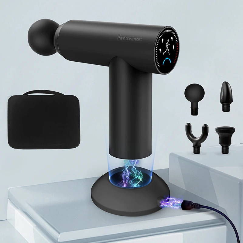 Массажный пистолет для мышц с портативной сумкой