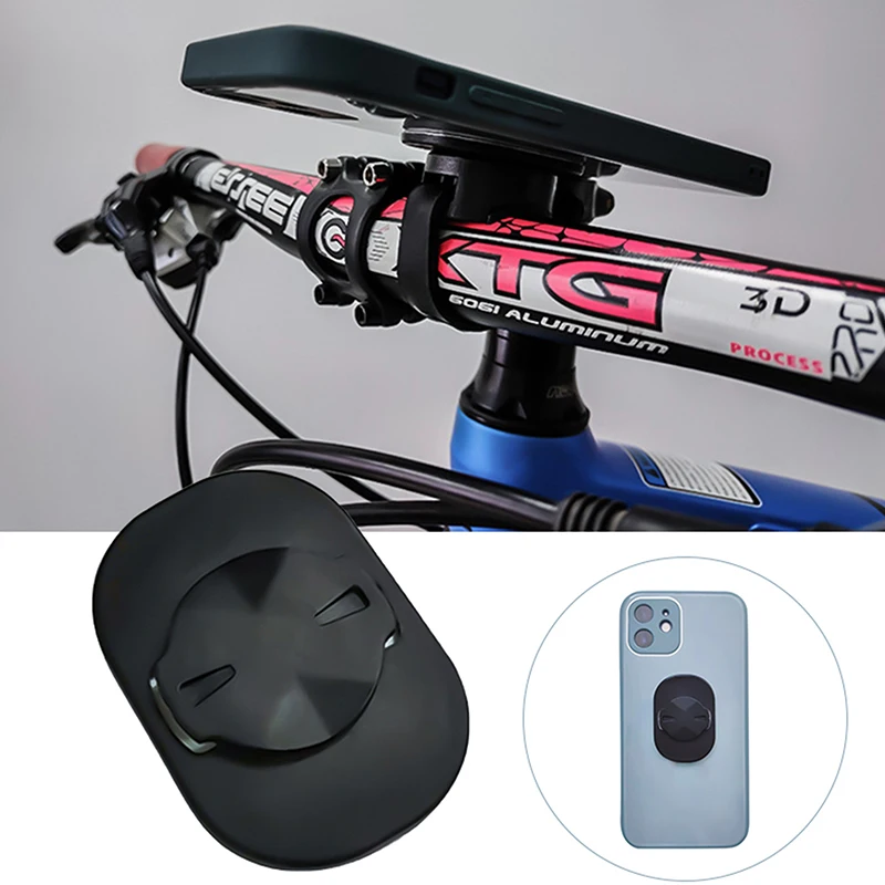 

Bike Bicycle Mobile Phone Sticker Mount Phone Holder Riding Strong Adhesive Support Stand Back Button Paste