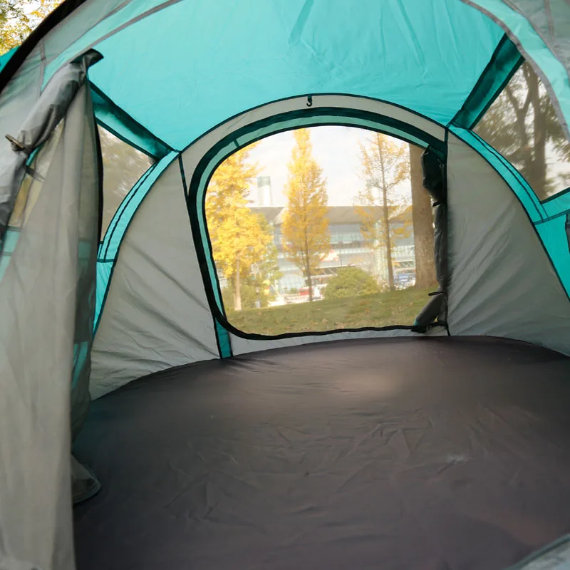 Двухслойная самораскладывающаяся палатка для пляжа и отдыха на открытом воздухе