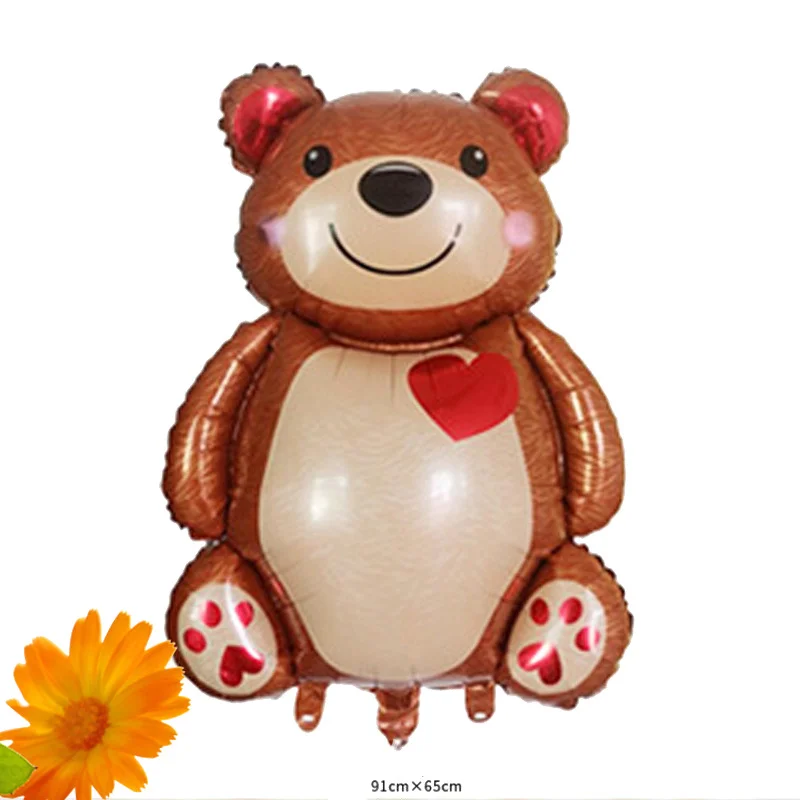 

Big Bear Foil Balloon Large Size Love Heart Wedding Decoration For Kids Birthday Party Decor Helium Globos Baby Shower