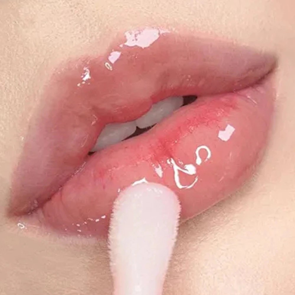 transparentna galaretka błyszczyk do ust makijaż długotrwały pulchny nawilżający olejek woda lekkie lustro szminka w płynie koreański