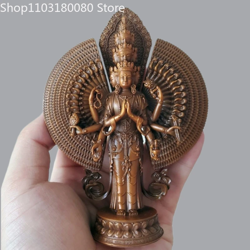 

Статуя Будды Гуаньинь из меди 12 см