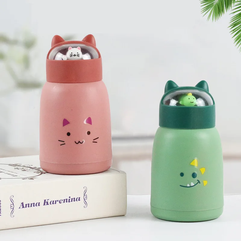 

Creative Cartoon Double Glass Belly Cup, Thickened Heat Insulation, Micro Landscape, Three-Dimensional Animal Cute Pet Cup