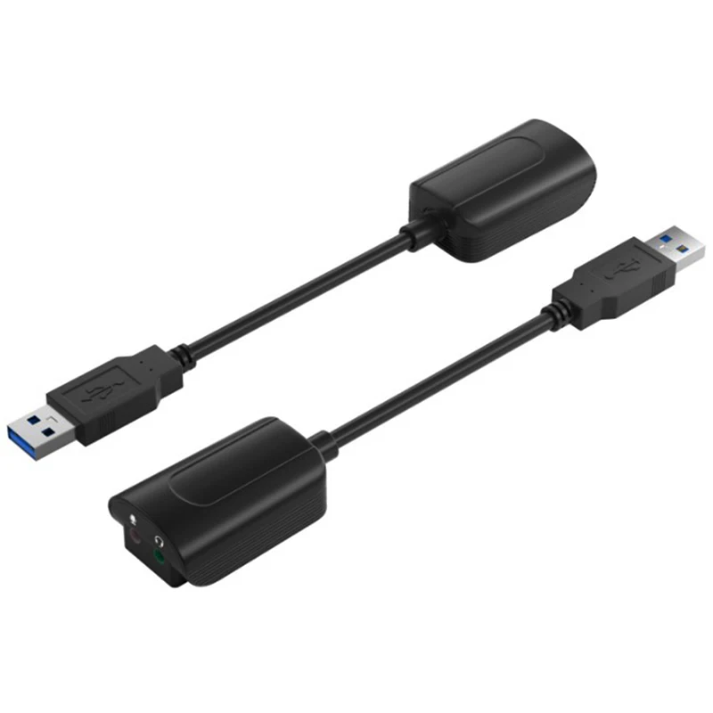 

USB-звуковая карта 7,1 микрофон наушники аудио адаптер Проводная Звуковая карта для компьютера ТВ проектора внешняя звуковая карта