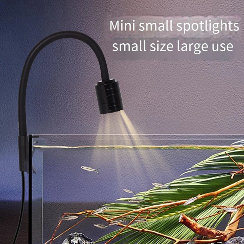 НОВИНКА-аквариумный вращающийся небольшой зажим для аквариума USB-светильник