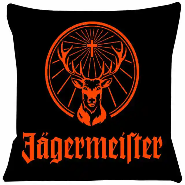 Наволочка Jagermeister для дивана, наволочка для подушки в гостиную, подушкадля стульев, наволочка для дома, декоративная 293