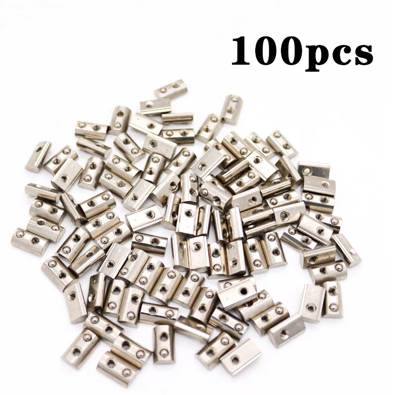 

Полукруглые пружинные гайки AXK M3 M4 M5 M6 для алюминиевых профилей