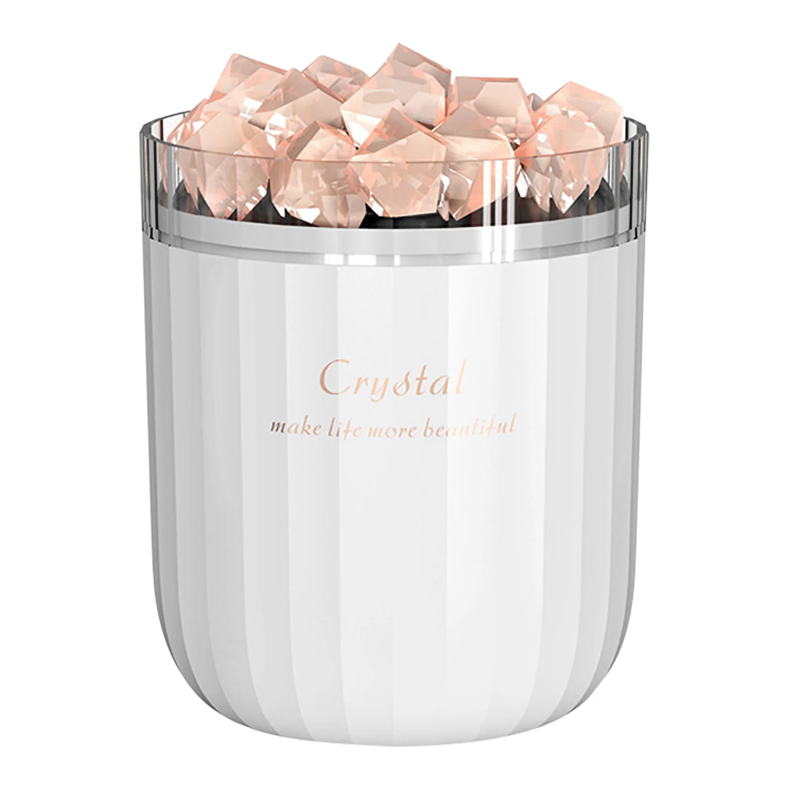 

Crystal Salt Stone Humidifier Colorful Light Mist Humidifier Portable Quiet USB Essential Oil Diffuser Humidifier Cool Mist Air